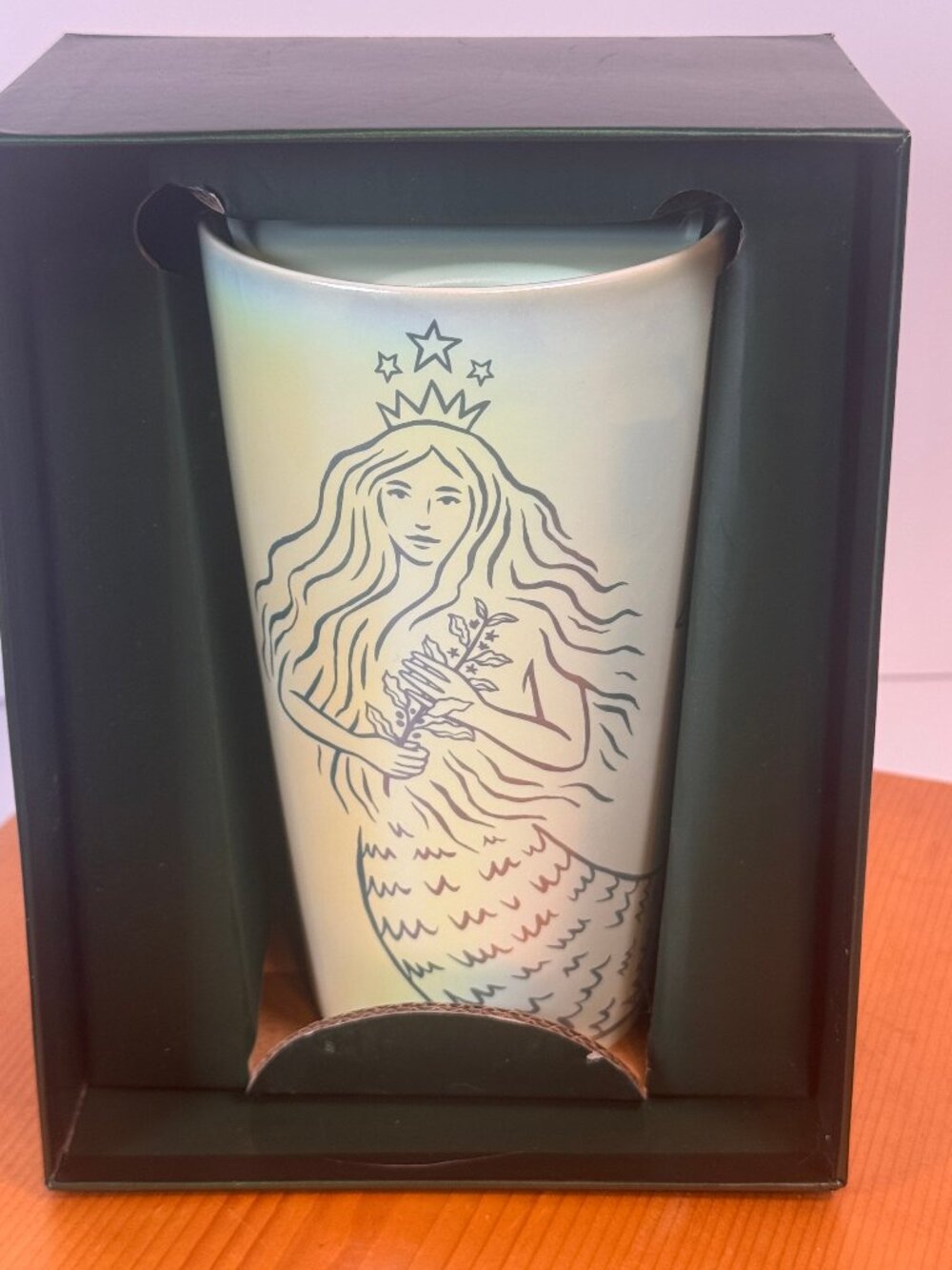 Starbucks 50th anniversary limited edition Siren 12oz Ceramic Tumbler.